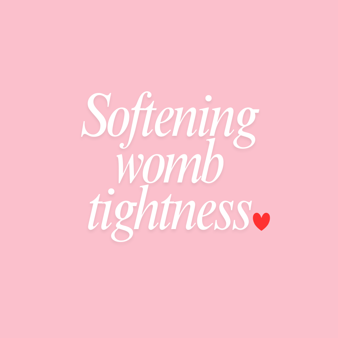 Mental health support- softening womb tightness