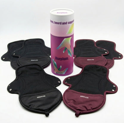 Non-Toxic Cloth Reusable Pad -Plumbunch (6 pads)